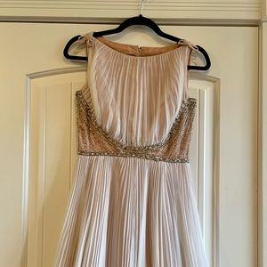 Vintage Jack Bryan 1950’s dress with hand beaded top and ruffle skirt